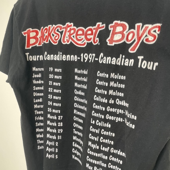 Vintage 1997 Backstreet Boys Tour Tee - Picture 5 of 5